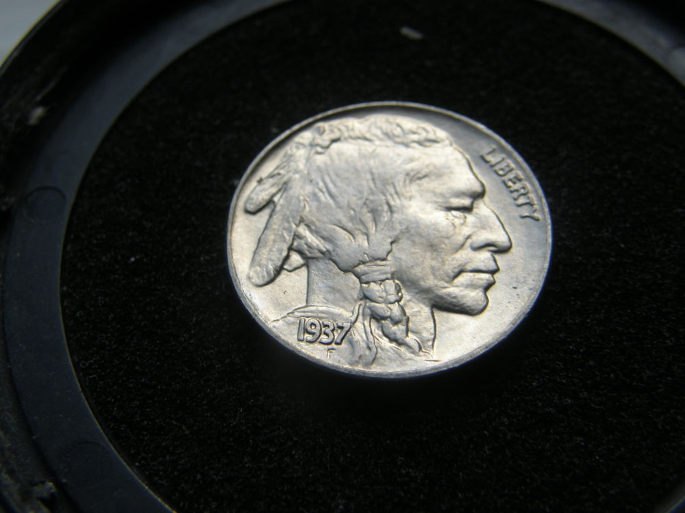 1937-Unc-Buffalo-Nickel-Grade-#1